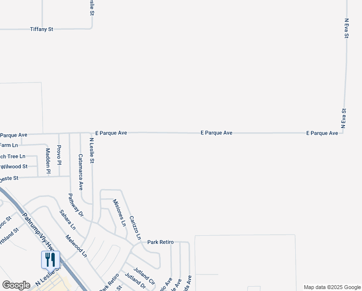 map of restaurants, bars, coffee shops, grocery stores, and more near 491 East Parque Avenue in Pahrump