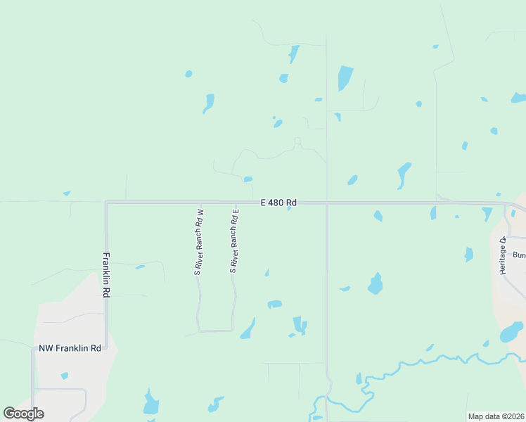 map of restaurants, bars, coffee shops, grocery stores, and more near 20045 South River Ranch Road West in Claremore