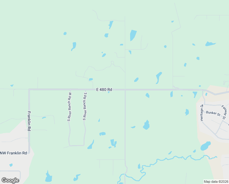 map of restaurants, bars, coffee shops, grocery stores, and more near 8900-8998 West Blue Starr Drive in Claremore