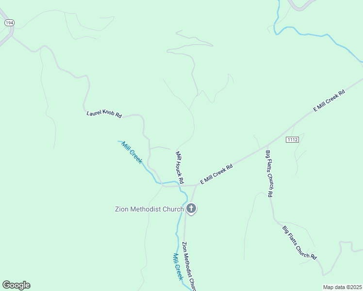 map of restaurants, bars, coffee shops, grocery stores, and more near 210 Milt Houck Road in Todd