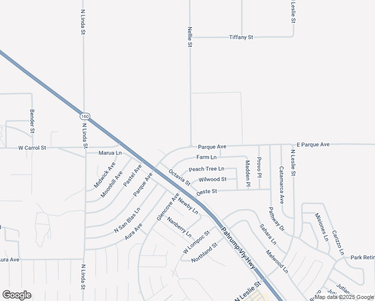 map of restaurants, bars, coffee shops, grocery stores, and more near 491 East Parque Avenue in Pahrump
