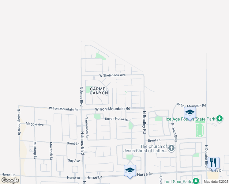map of restaurants, bars, coffee shops, grocery stores, and more near 8885 Kenzie Cove Street in Las Vegas