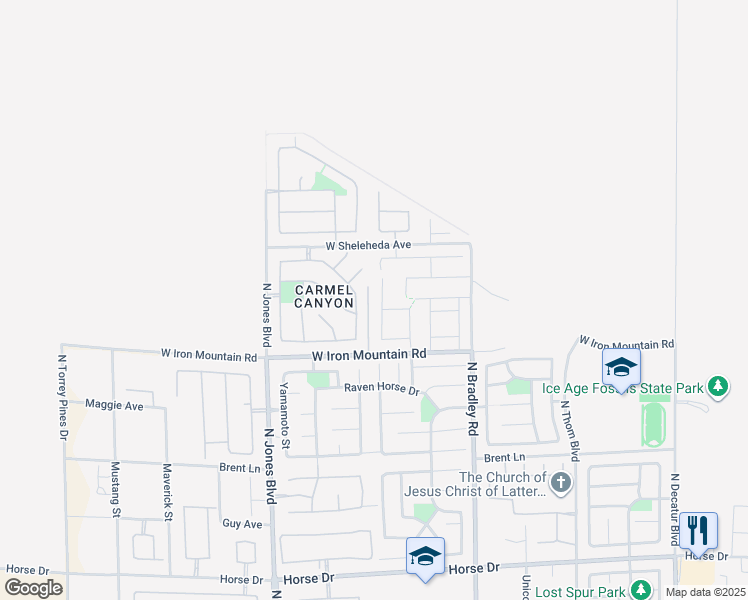 map of restaurants, bars, coffee shops, grocery stores, and more near 8885 Kenzie Cove Street in Las Vegas