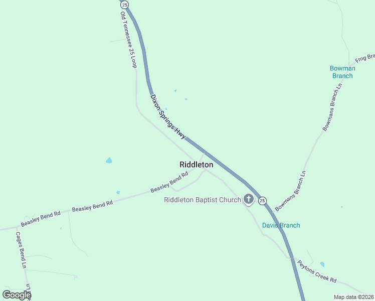 map of restaurants, bars, coffee shops, grocery stores, and more near 72 Riddleton Circle in Riddleton