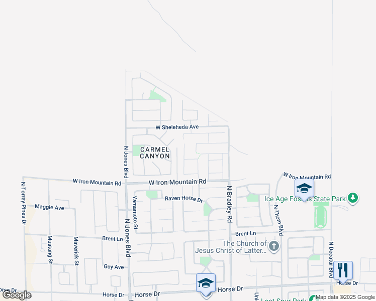 map of restaurants, bars, coffee shops, grocery stores, and more near 8908 Kenzie Cove Street in Las Vegas