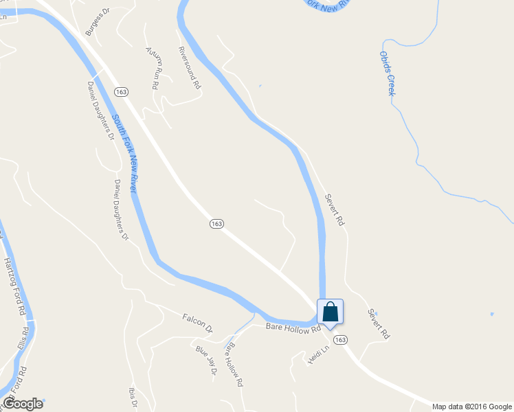 map of restaurants, bars, coffee shops, grocery stores, and more near 411 Holly Ridge Road in West Jefferson
