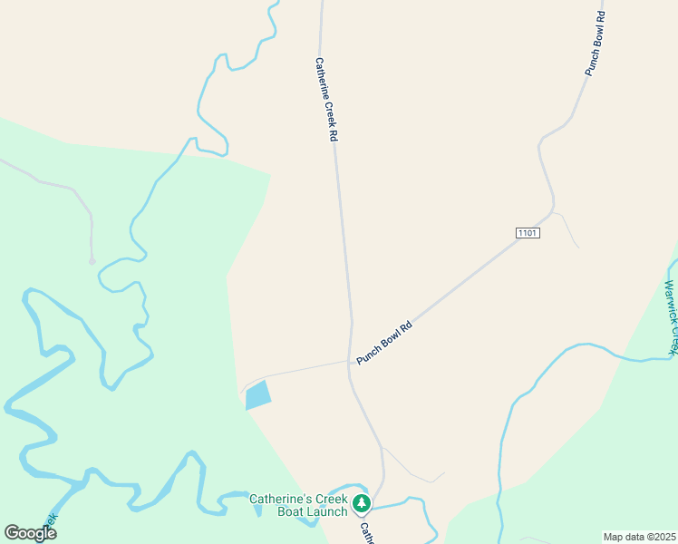 map of restaurants, bars, coffee shops, grocery stores, and more near 290 Catherine Creek Road in Hobbsville