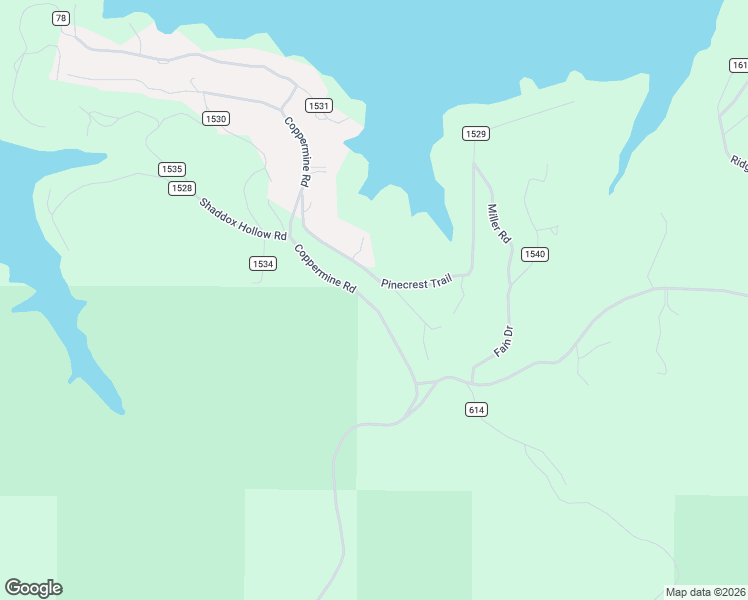 map of restaurants, bars, coffee shops, grocery stores, and more near 18960 Coppermine Road in Rogers