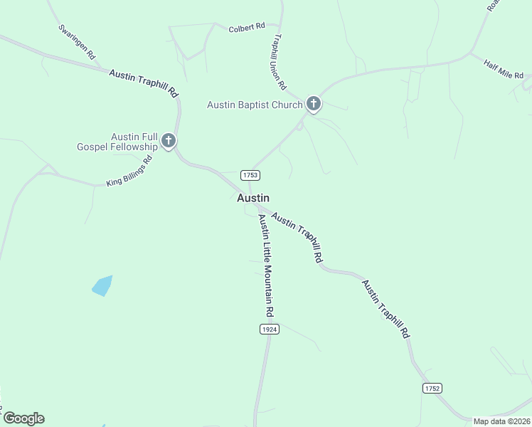 map of restaurants, bars, coffee shops, grocery stores, and more near 8431 Austin Traphill Road in Elkin