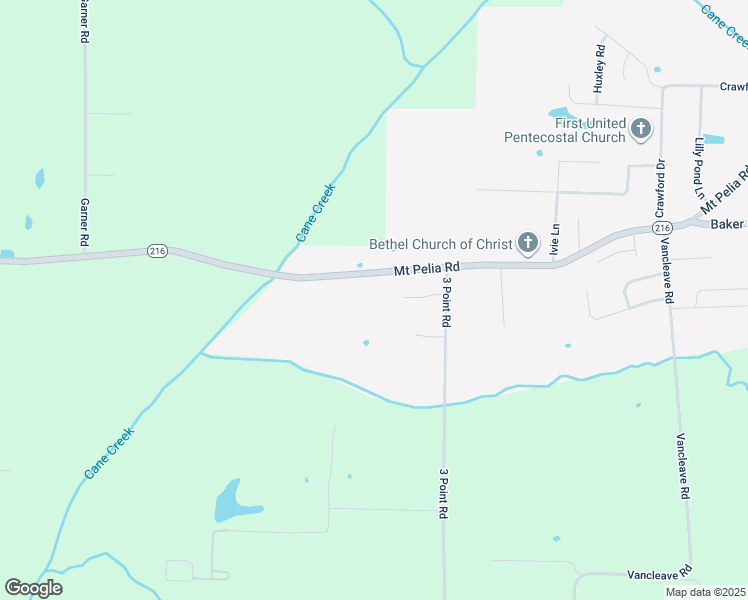 map of restaurants, bars, coffee shops, grocery stores, and more near 123 Betty Lee Lane in Martin