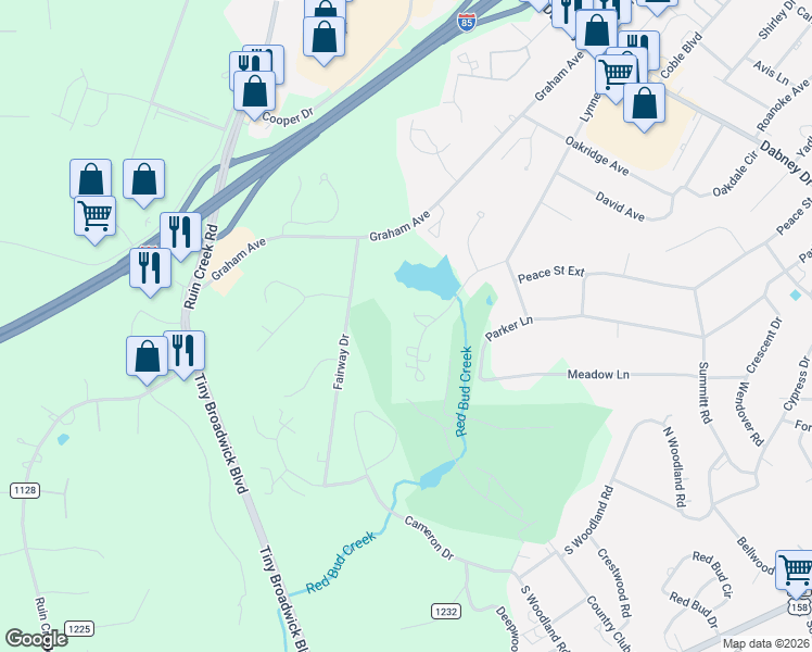 map of restaurants, bars, coffee shops, grocery stores, and more near 2186 Coleman Place in Henderson