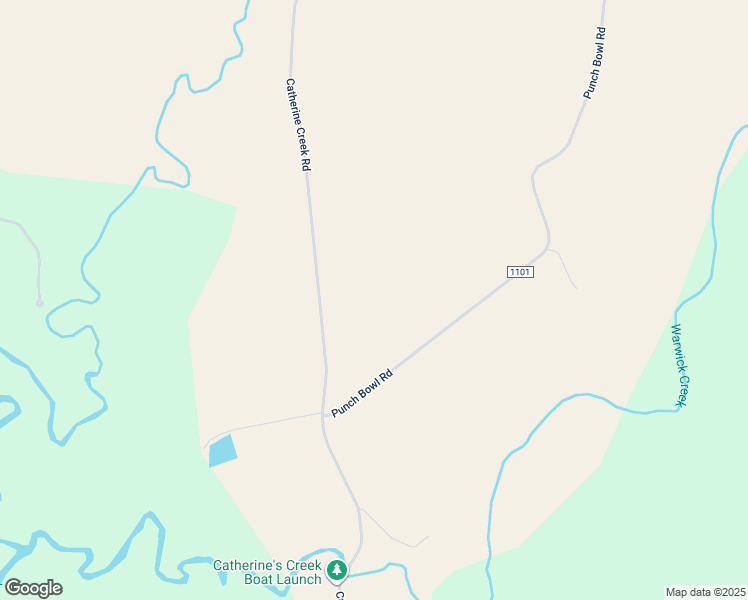 map of restaurants, bars, coffee shops, grocery stores, and more near 290 Catherine Creek Road in Hobbsville