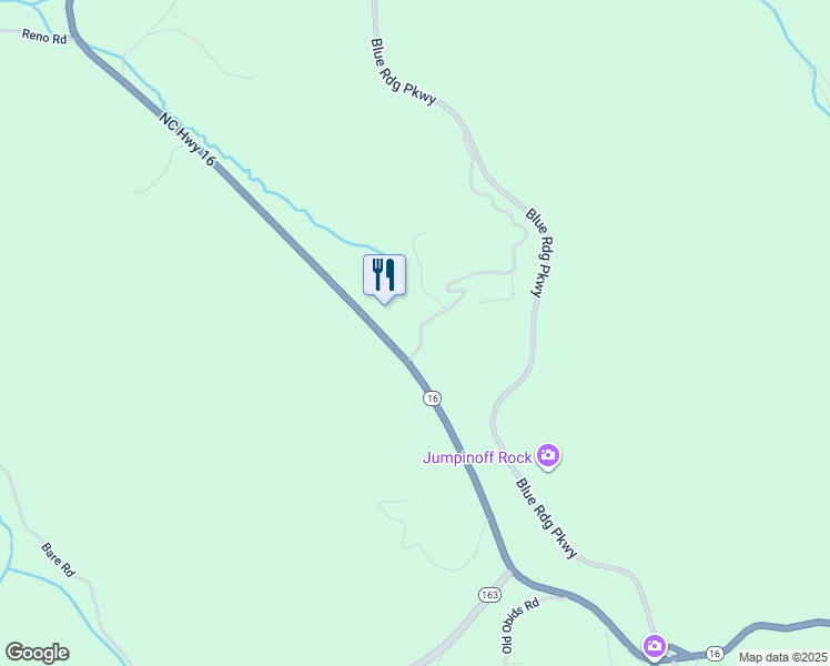 map of restaurants, bars, coffee shops, grocery stores, and more near 159 Doyle Bare Road in West Jefferson