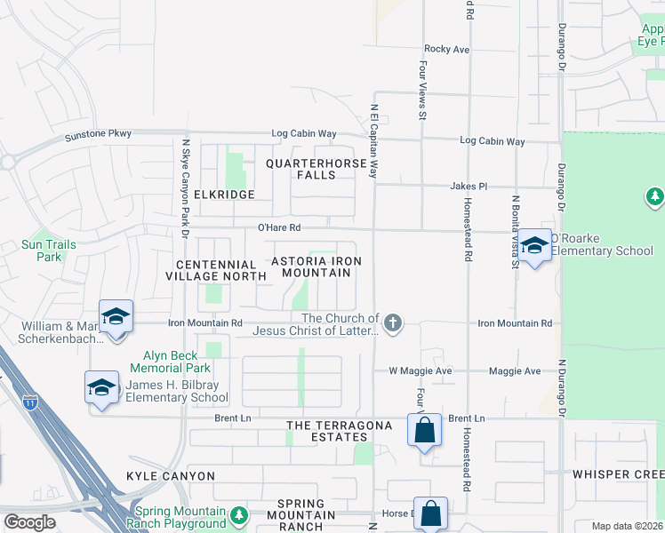map of restaurants, bars, coffee shops, grocery stores, and more near 8901 Goldstone Avenue in Las Vegas