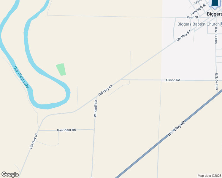 map of restaurants, bars, coffee shops, grocery stores, and more near 2277 Biggers-Reyno Road in Biggers