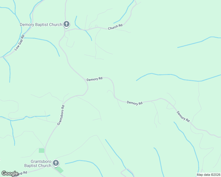 map of restaurants, bars, coffee shops, grocery stores, and more near 3576 Demory Road in LaFollette