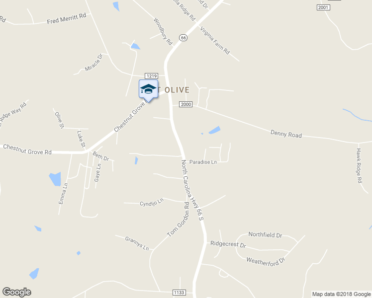 map of restaurants, bars, coffee shops, grocery stores, and more near 5583 North Carolina Highway 66 South in King