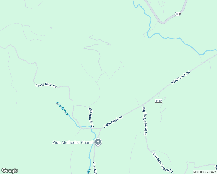 map of restaurants, bars, coffee shops, grocery stores, and more near 522 Milt Houck Road in Todd