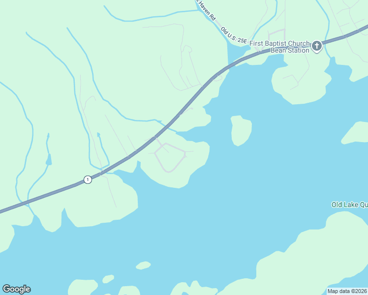map of restaurants, bars, coffee shops, grocery stores, and more near 470 Shields Crossing Drive in Bean Station