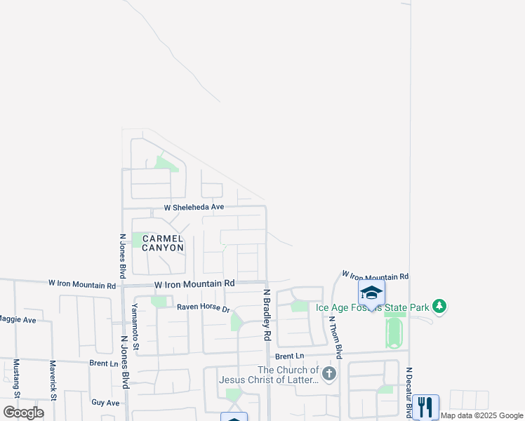 map of restaurants, bars, coffee shops, grocery stores, and more near 5568 Silver Cascade Avenue in Las Vegas
