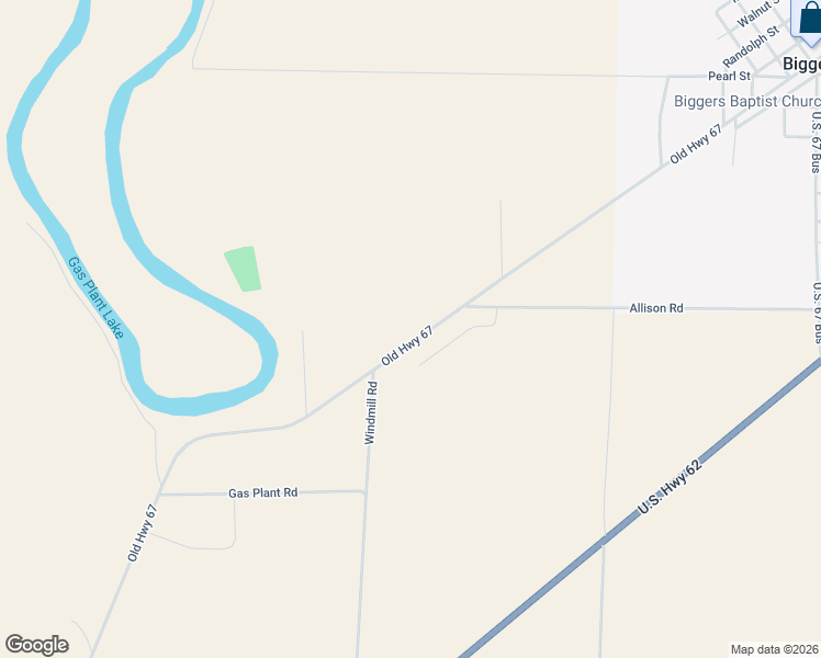 map of restaurants, bars, coffee shops, grocery stores, and more near 2277 Biggers-Reyno Road in Biggers