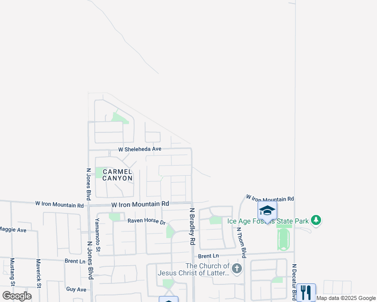 map of restaurants, bars, coffee shops, grocery stores, and more near 5568 Silver Cascade Avenue in Las Vegas