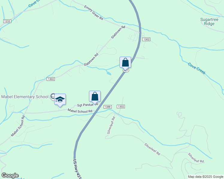12216 U.S. 421, Zionville NC Walk Score