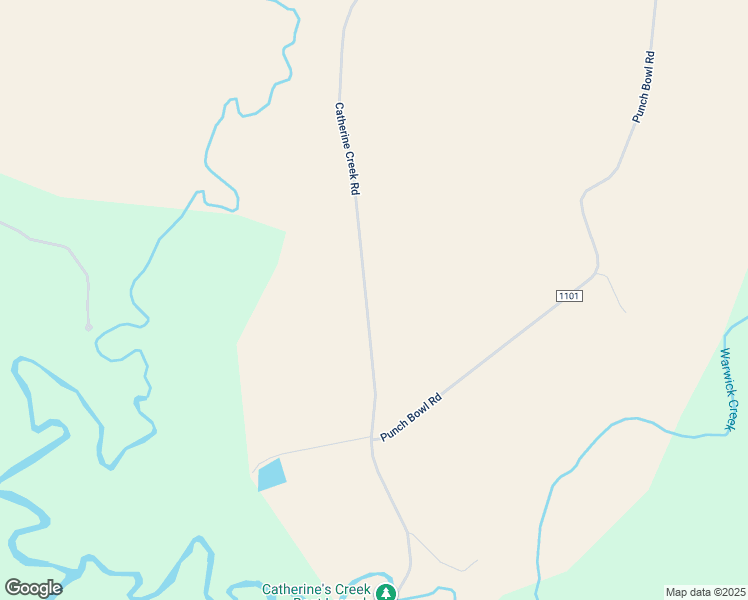 map of restaurants, bars, coffee shops, grocery stores, and more near 290 Catherine Creek Road in Hobbsville