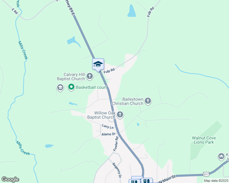 map of restaurants, bars, coffee shops, grocery stores, and more near 4723 North Carolina 89 in Danbury