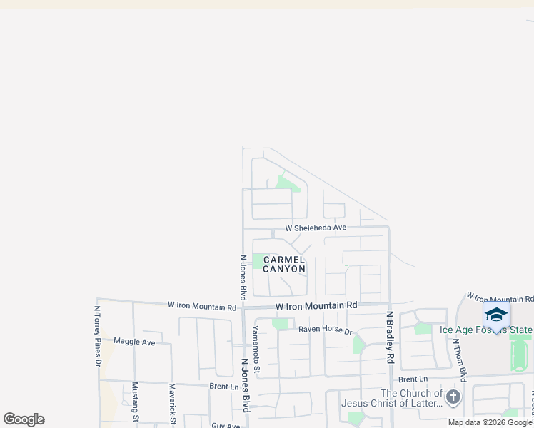 map of restaurants, bars, coffee shops, grocery stores, and more near 6012 Cancun Avenue in Las Vegas