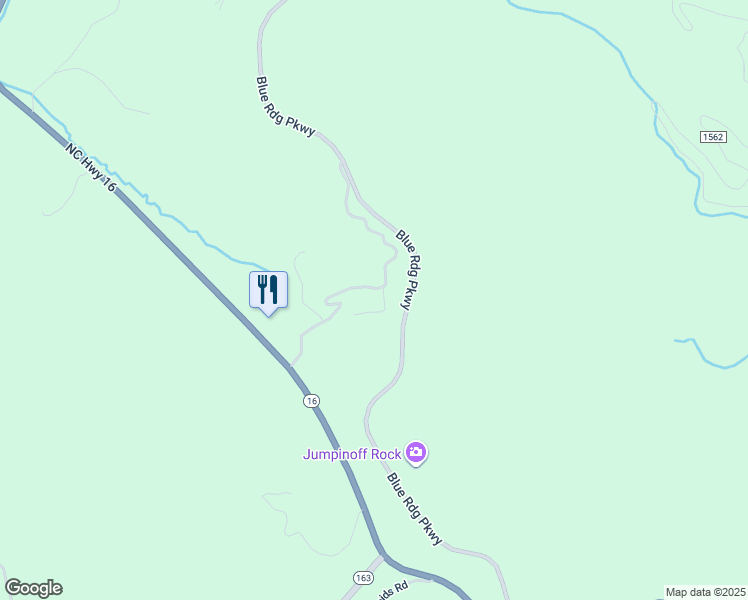 map of restaurants, bars, coffee shops, grocery stores, and more near 192 Foggy Ridge Drive in West Jefferson