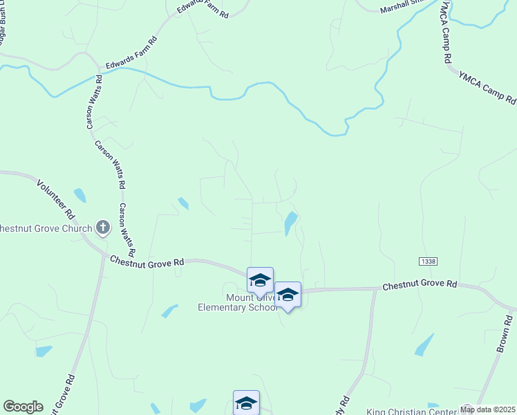 map of restaurants, bars, coffee shops, grocery stores, and more near 1122 Hill Road in King