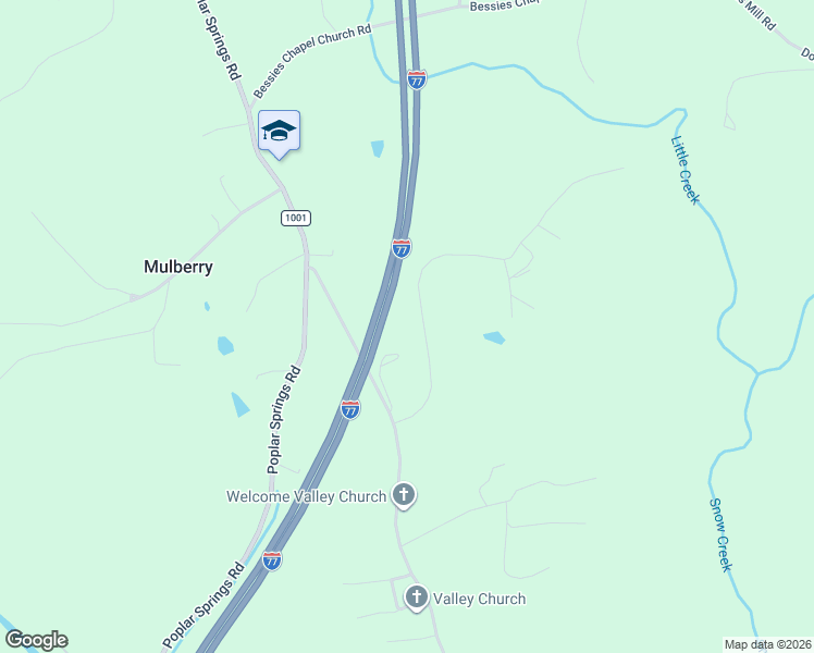 map of restaurants, bars, coffee shops, grocery stores, and more near 252 Southard Road in Elkin