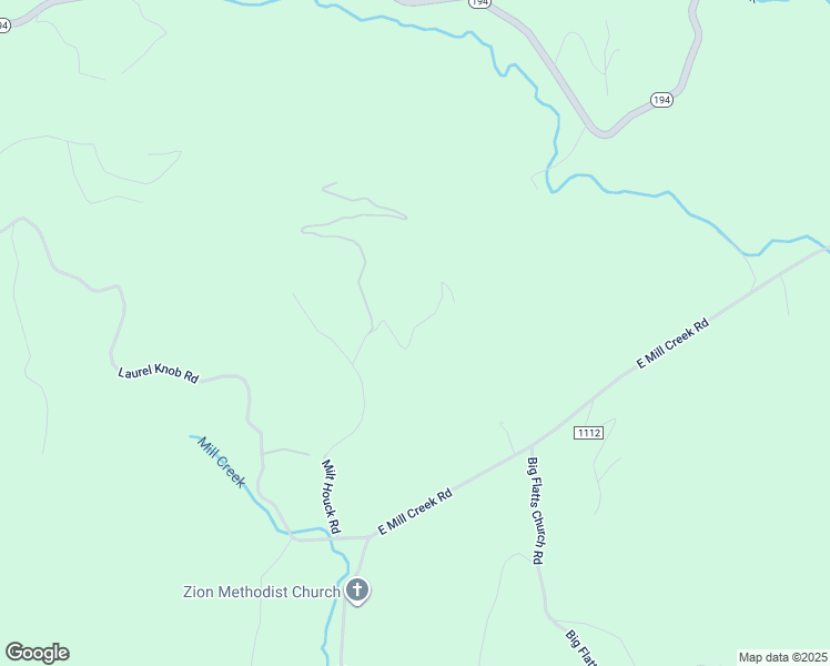 map of restaurants, bars, coffee shops, grocery stores, and more near 250 Jeb Hull Ridge Road in Todd