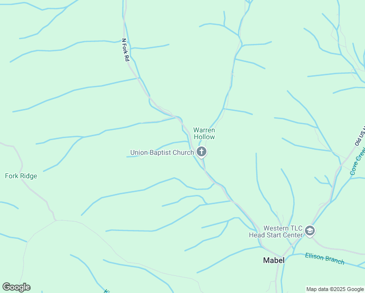 map of restaurants, bars, coffee shops, grocery stores, and more near 851-875 North Fork Road in Zionville