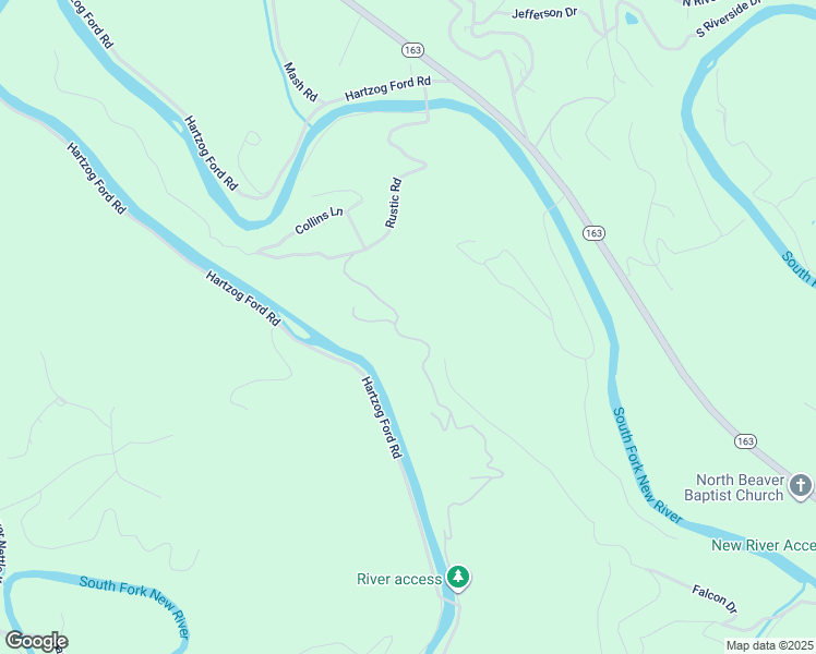 map of restaurants, bars, coffee shops, grocery stores, and more near 325 Crystal Ridge Lane in West Jefferson