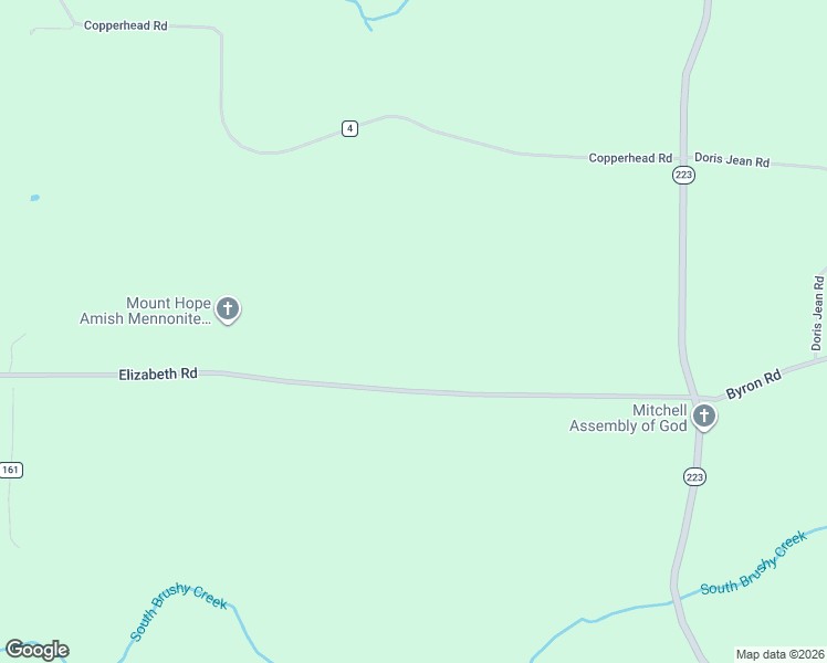 map of restaurants, bars, coffee shops, grocery stores, and more near 9238 Elizabeth Road in Viola