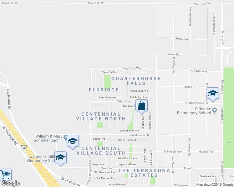 map of restaurants, bars, coffee shops, grocery stores, and more near 9029 White Eyes Avenue in Las Vegas
