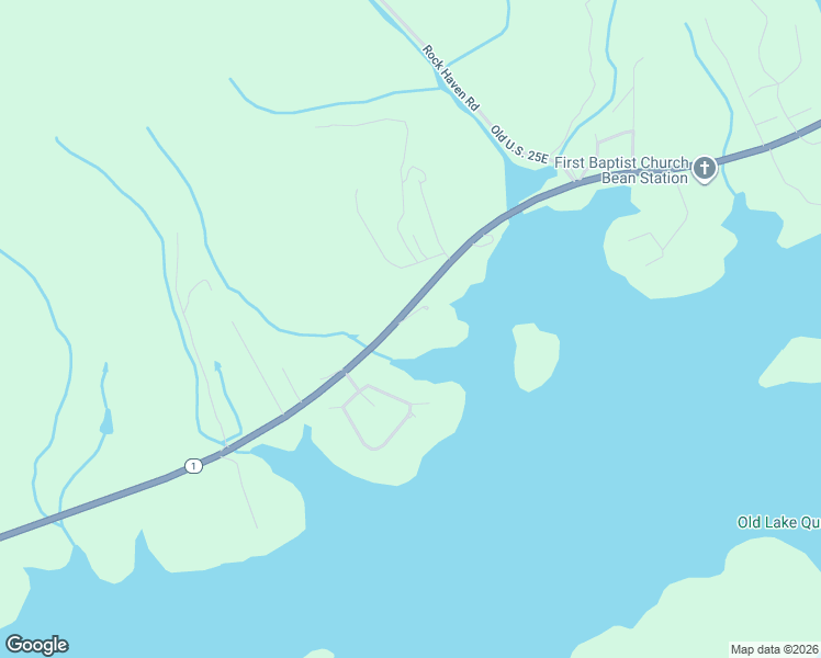 map of restaurants, bars, coffee shops, grocery stores, and more near 5394 Lee Highway in Bean Station