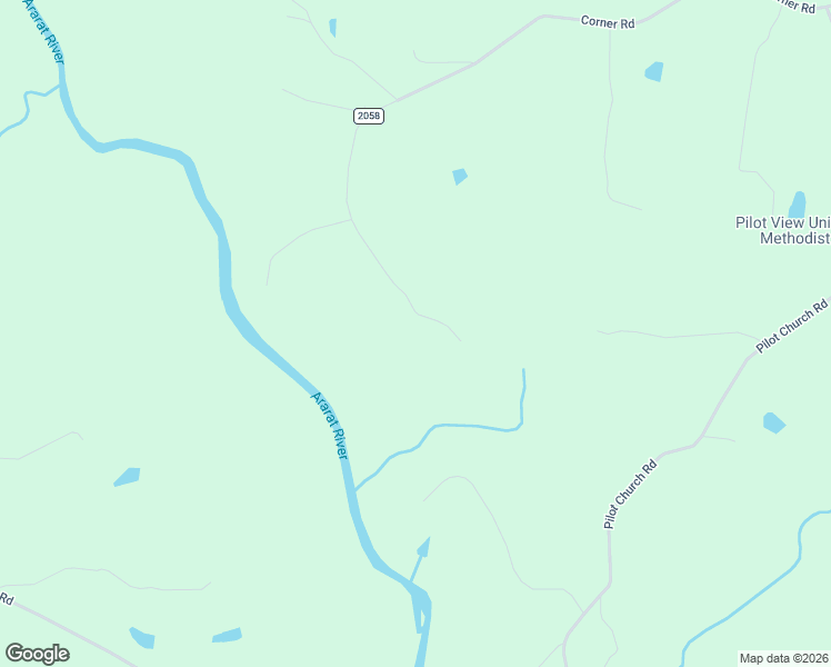 map of restaurants, bars, coffee shops, grocery stores, and more near 1096 Corner Road in Pinnacle