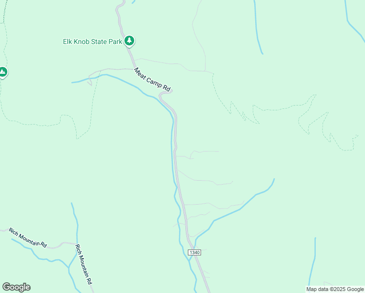 map of restaurants, bars, coffee shops, grocery stores, and more near 4938 Meat Camp Road in Todd