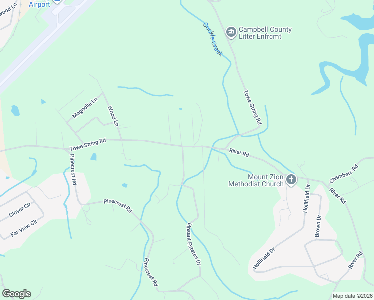 map of restaurants, bars, coffee shops, grocery stores, and more near 1172 Towe String Road in Jacksboro