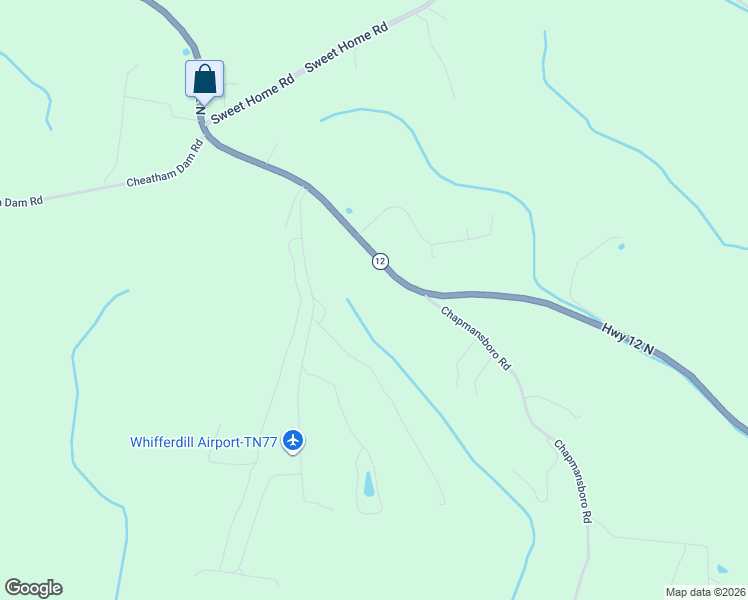 map of restaurants, bars, coffee shops, grocery stores, and more near 2723 Highway 12 North in Chapmansboro