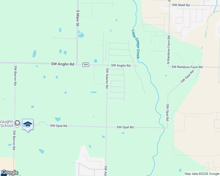 map of restaurants, bars, coffee shops, grocery stores, and more near 6905 County Road 17 in Bentonville