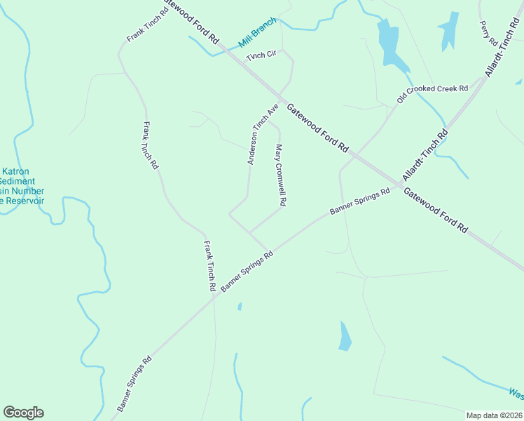 map of restaurants, bars, coffee shops, grocery stores, and more near 556 Mary Cromwell Road in Jamestown