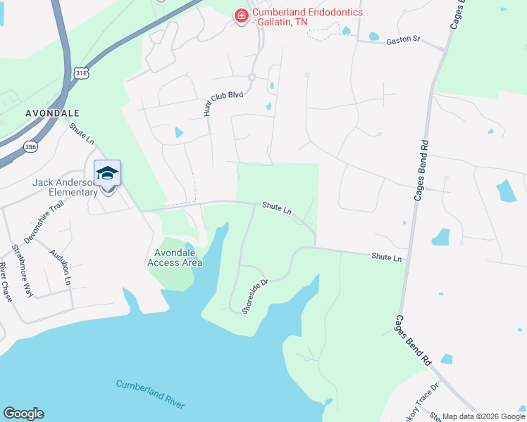 map of restaurants, bars, coffee shops, grocery stores, and more near 1420 Shoreside Drive in Hendersonville