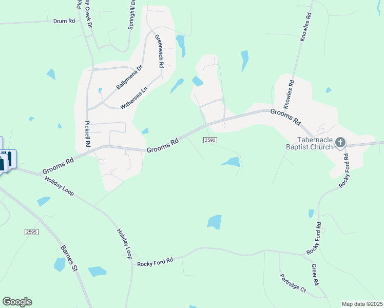 map of restaurants, bars, coffee shops, grocery stores, and more near 140 Allen Road in Reidsville