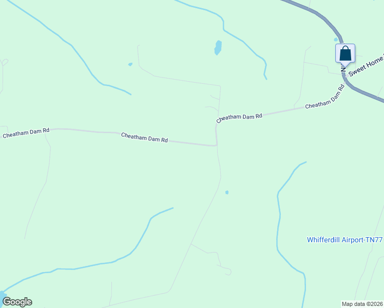 map of restaurants, bars, coffee shops, grocery stores, and more near 1327 Cheatham Dam Road in Ashland City