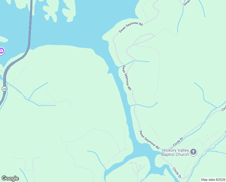map of restaurants, bars, coffee shops, grocery stores, and more near 229 Swan Seymour Road in Maynardville