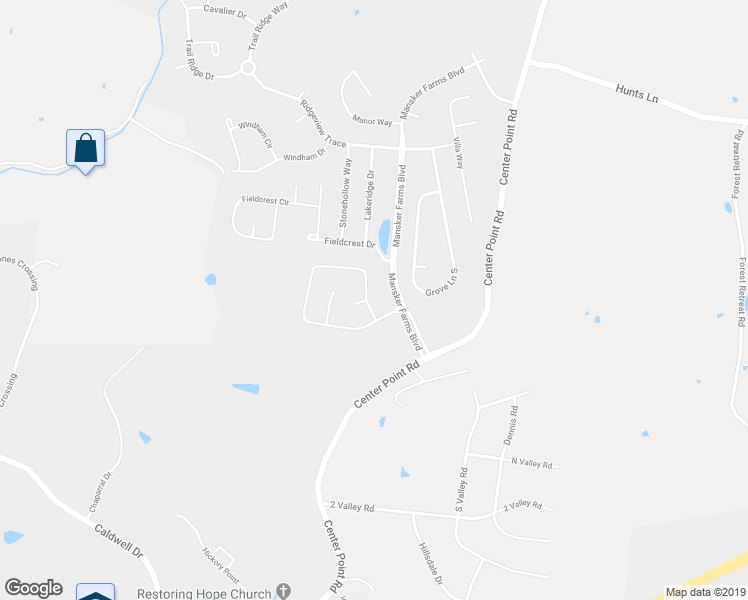 map of restaurants, bars, coffee shops, grocery stores, and more near 175 Mansker Park Drive in Hendersonville
